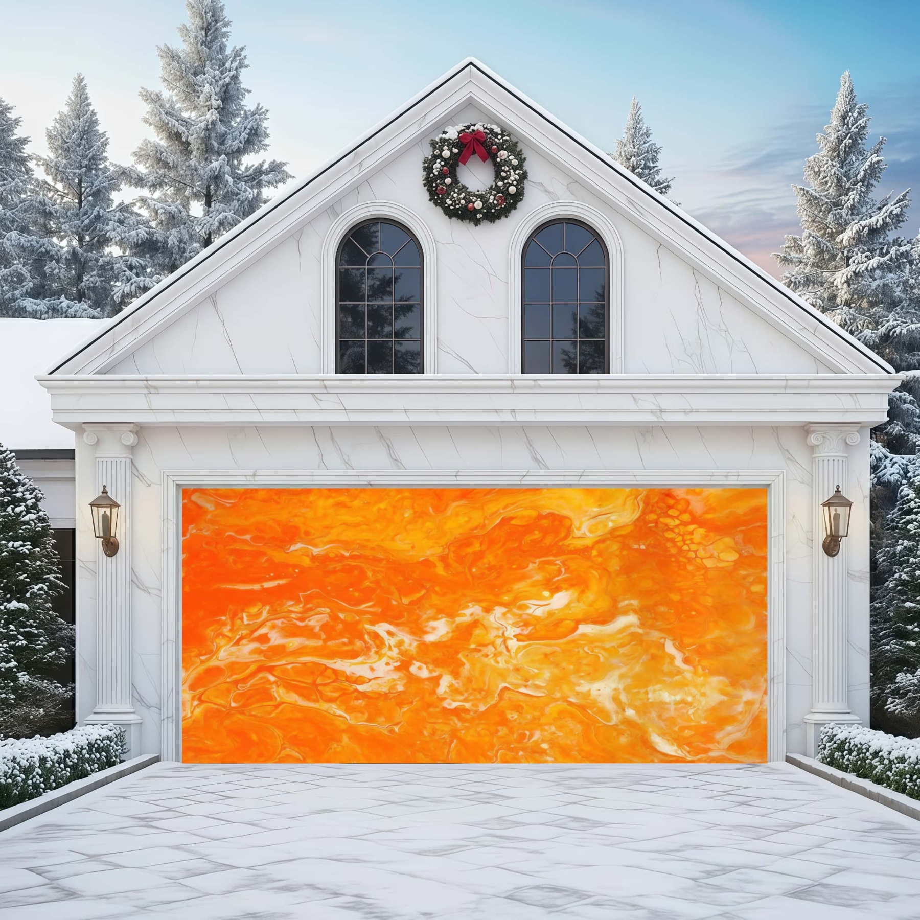 Plasma Storm | Abstract Garage Door Covers