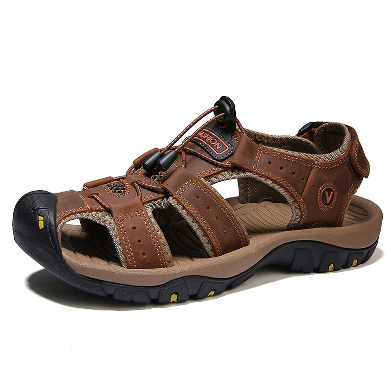 Leather sports sandals
