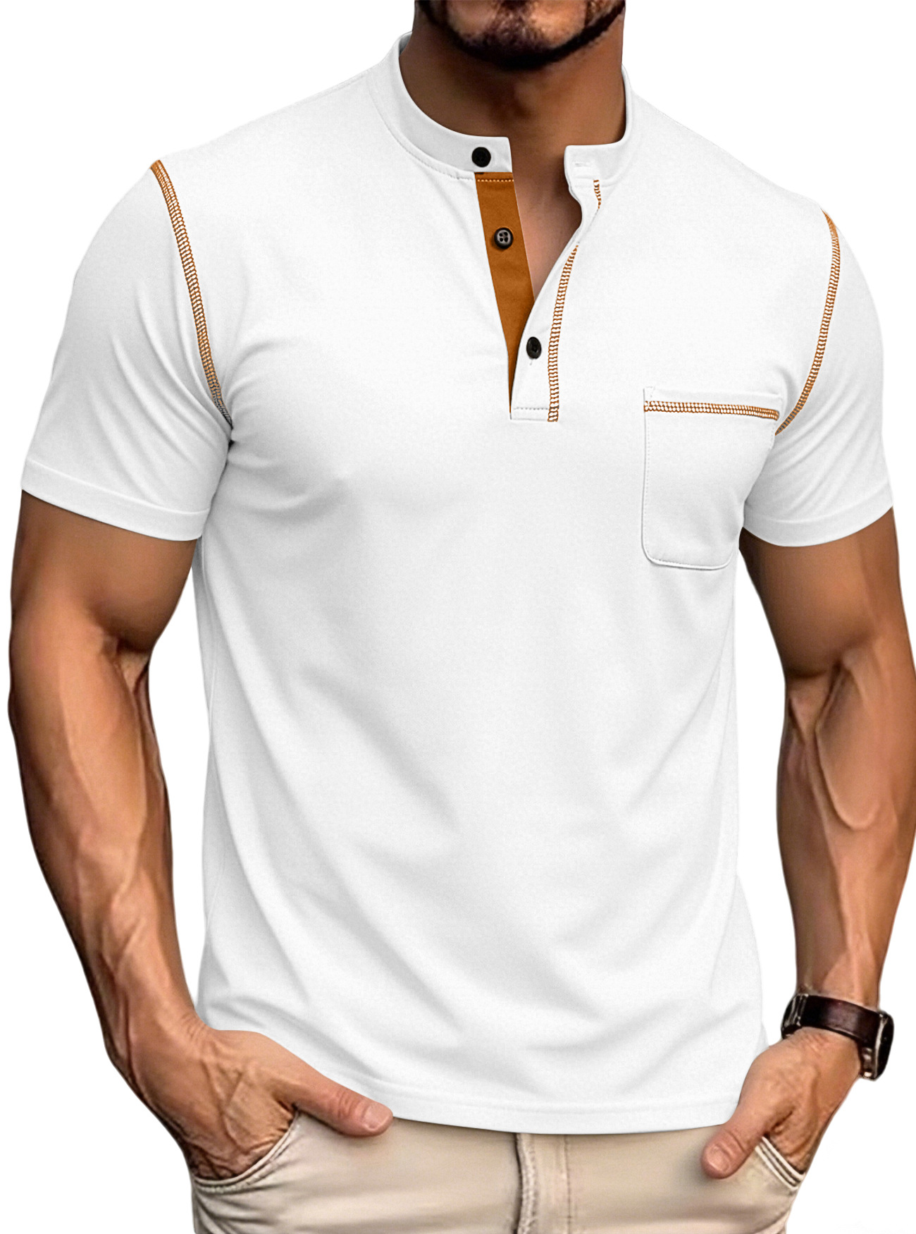 Men Can’t Get Enough of This Henry Polo Shirt