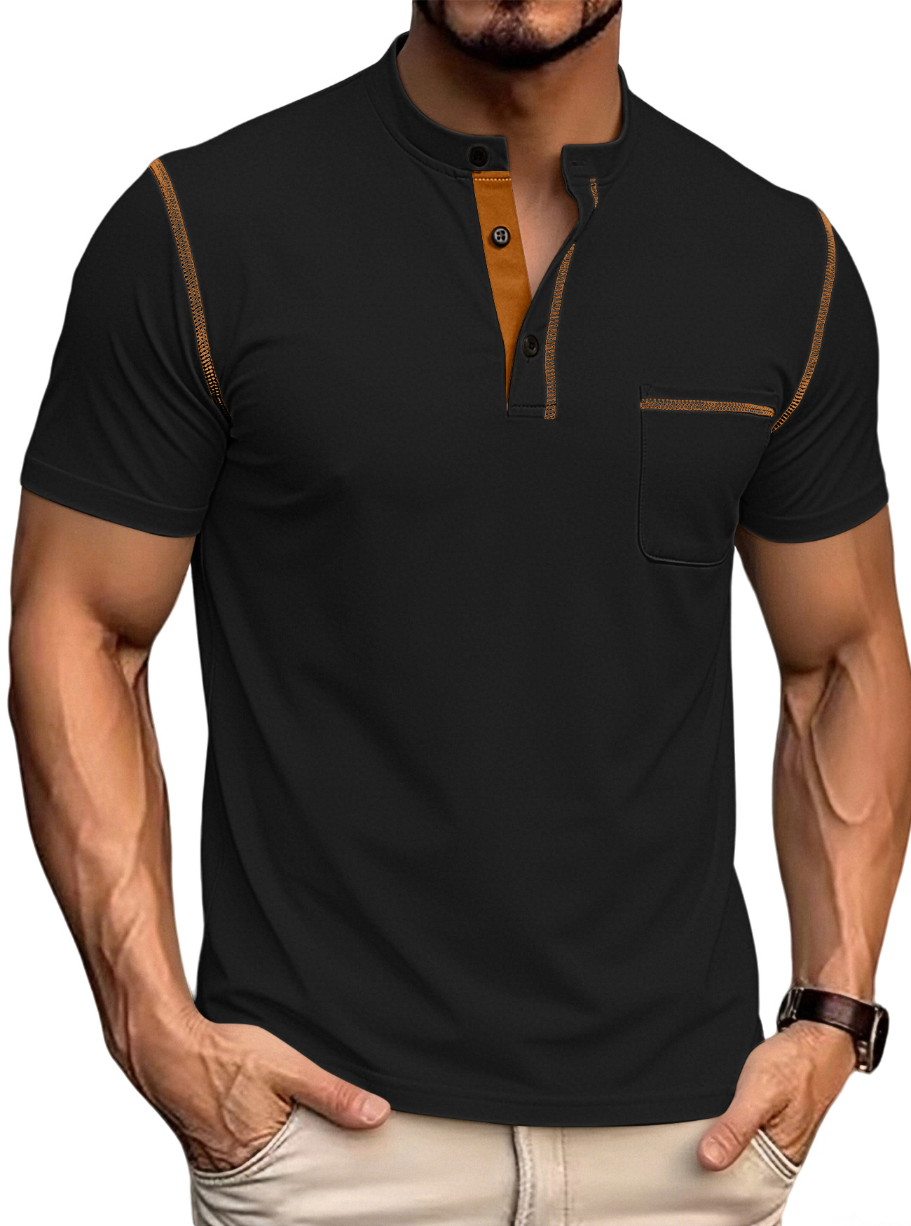 Men Can’t Get Enough of This Henry Polo Shirt