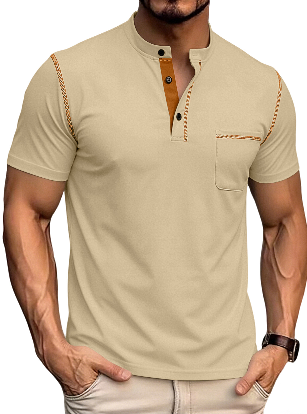 Men Can’t Get Enough of This Henry Polo Shirt