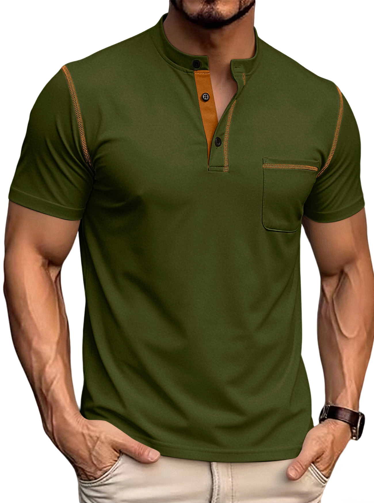 Men Can’t Get Enough of This Henry Polo Shirt