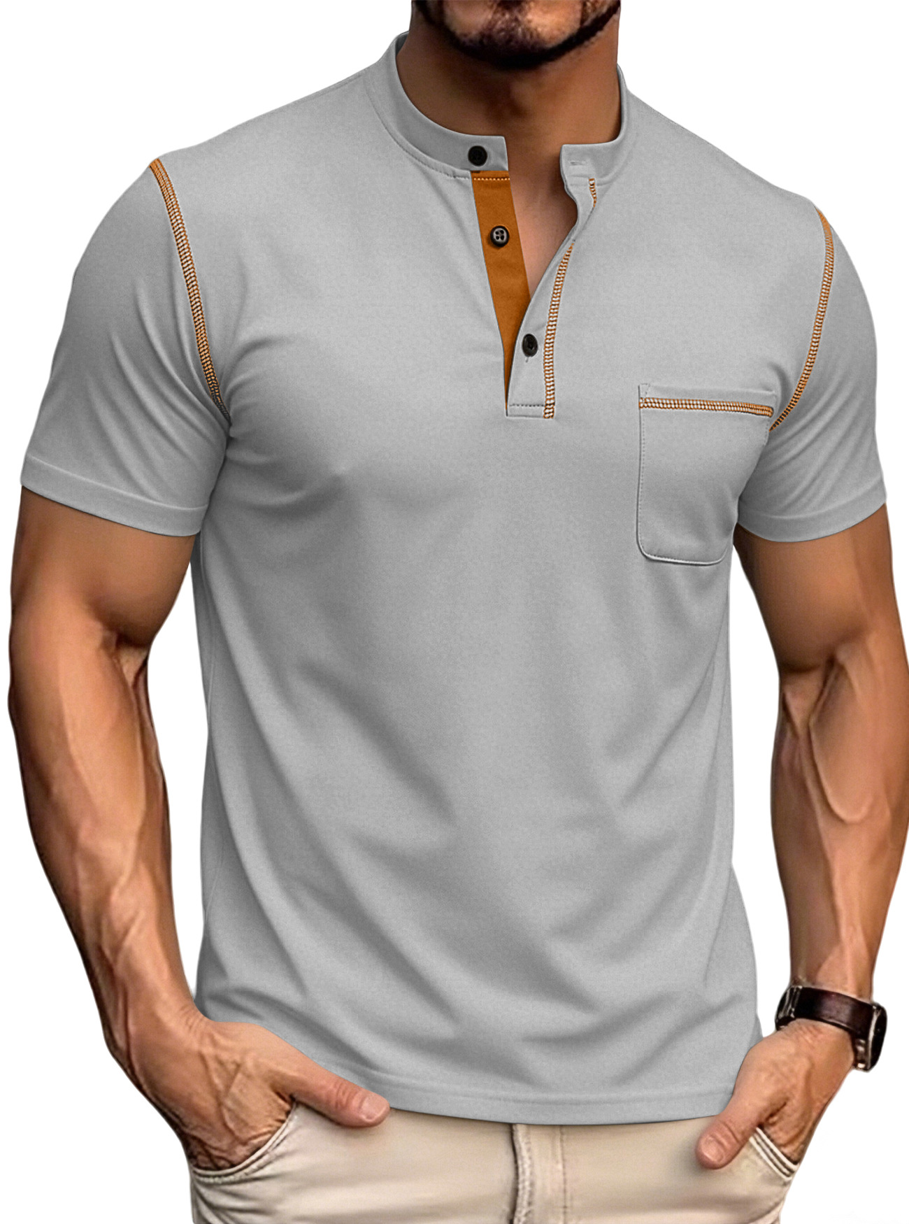 Men Can’t Get Enough of This Henry Polo Shirt