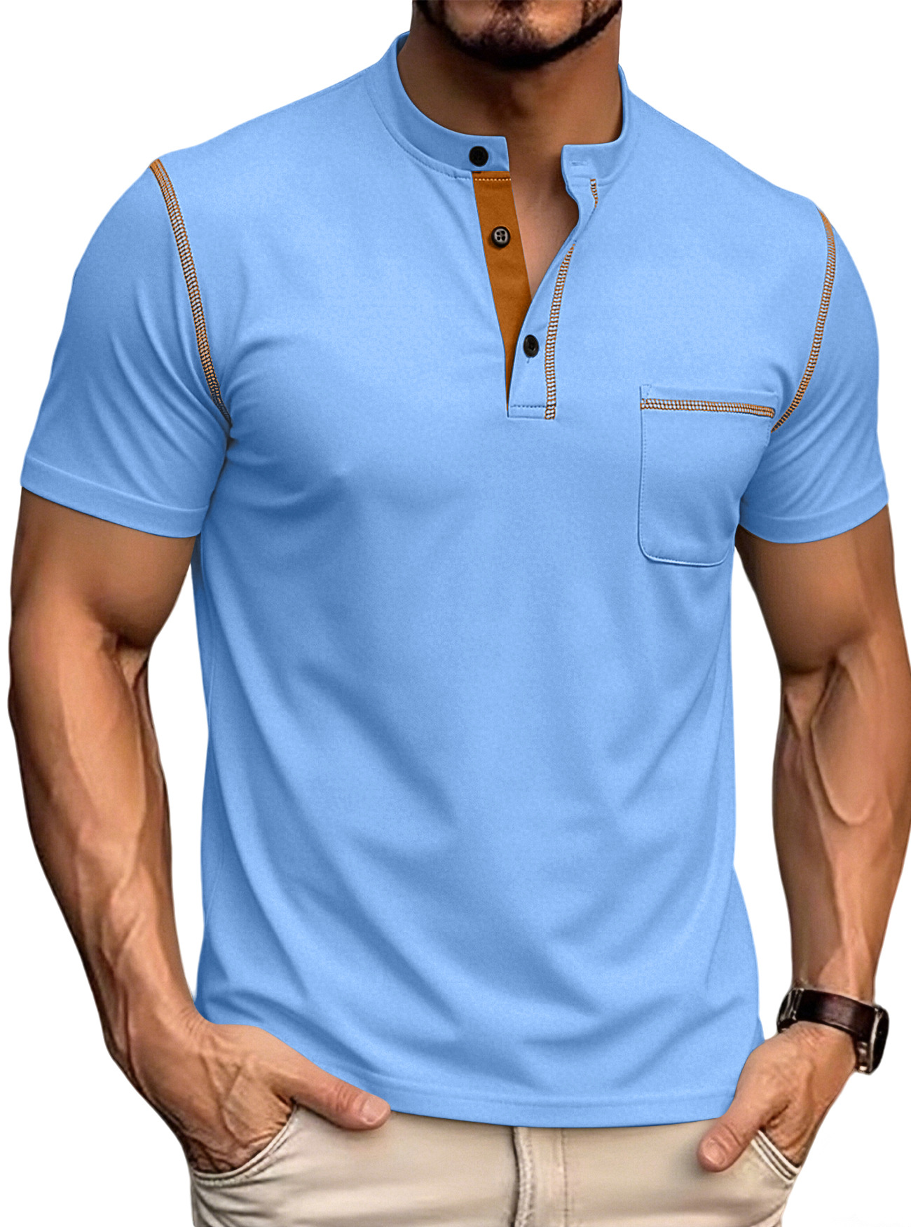 Men Can’t Get Enough of This Henry Polo Shirt