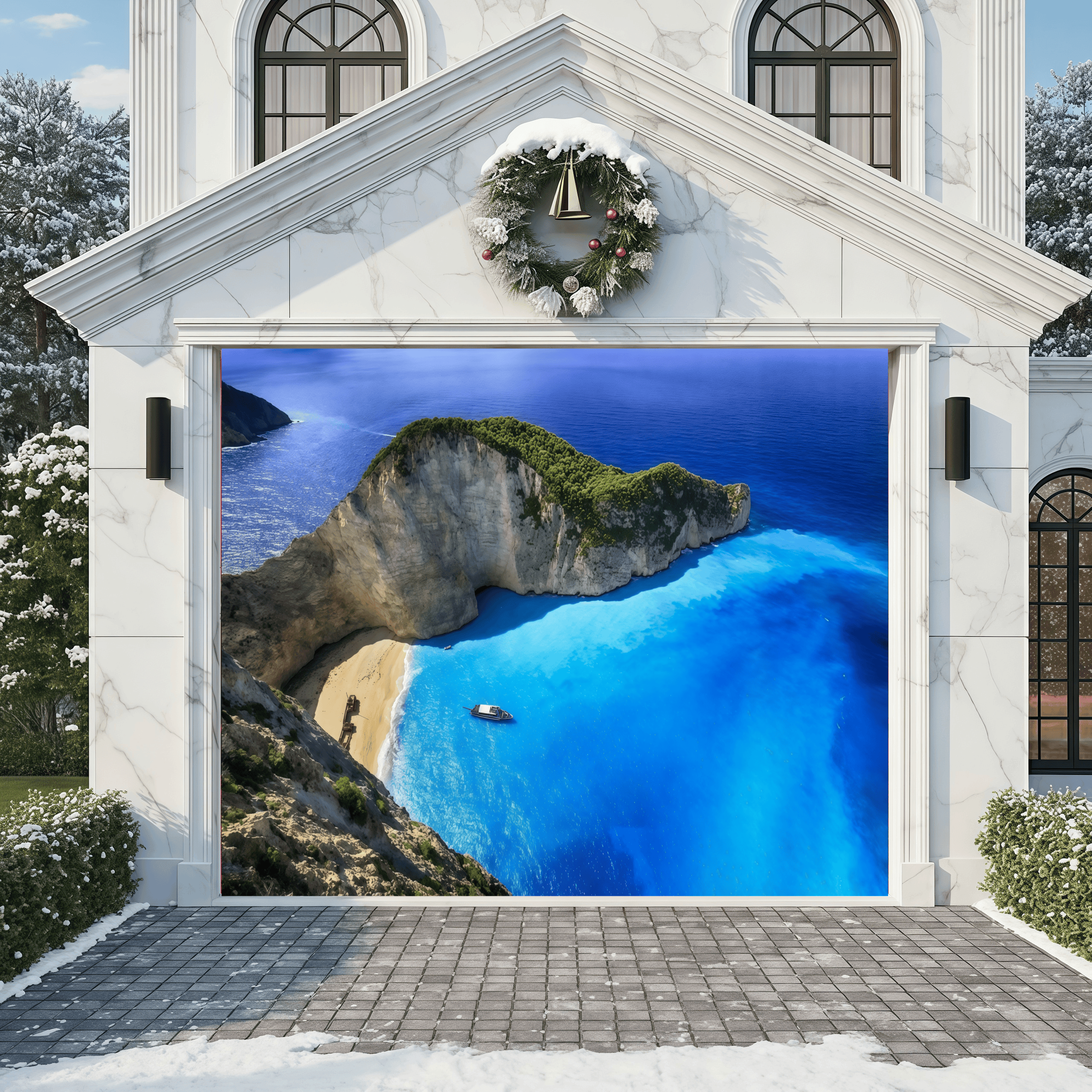 Navagio Beach | Landscape Garage Door Cover