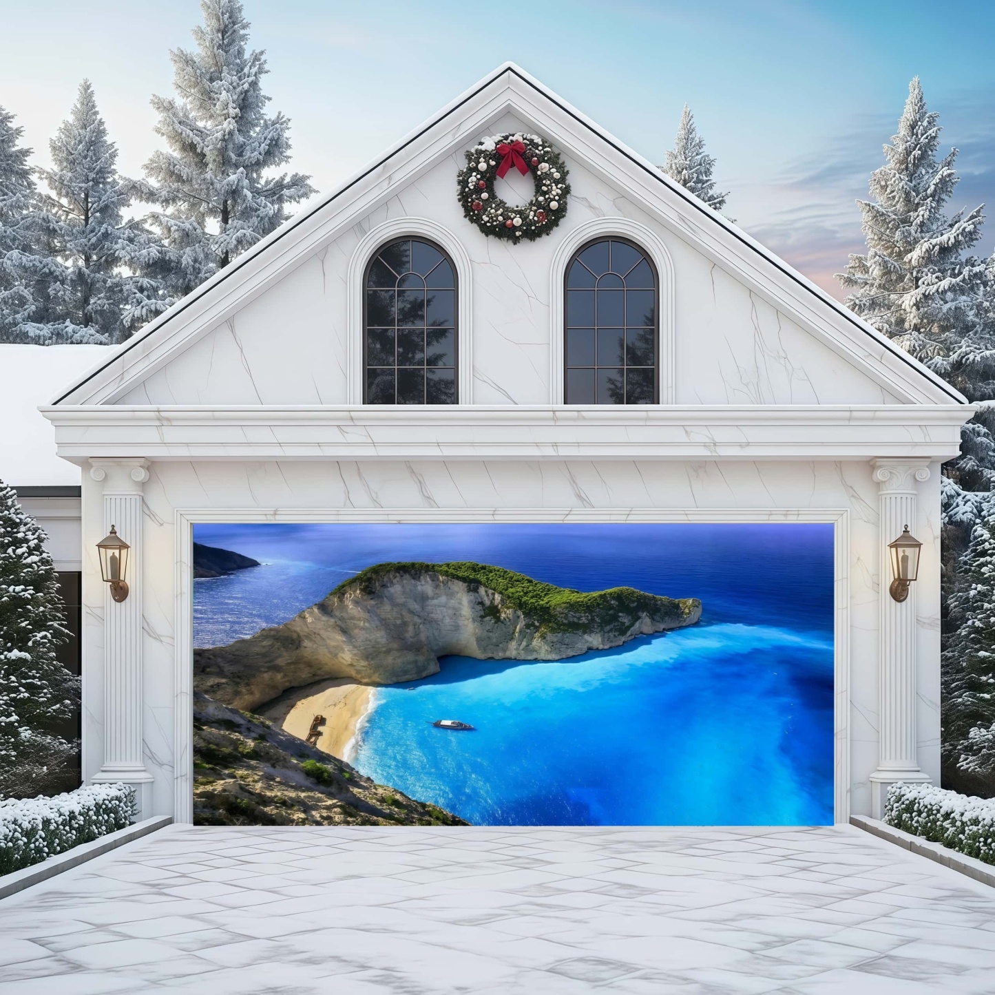 Navagio Beach | Landscape Garage Door Cover