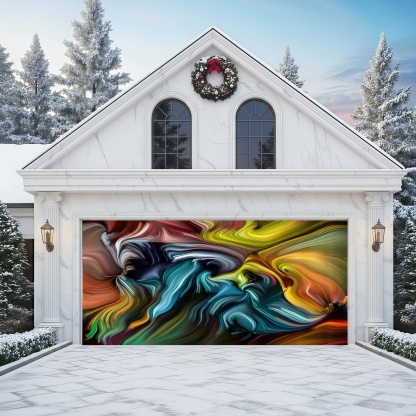 Vivid Rhythm | Abstract Garage Door Covers