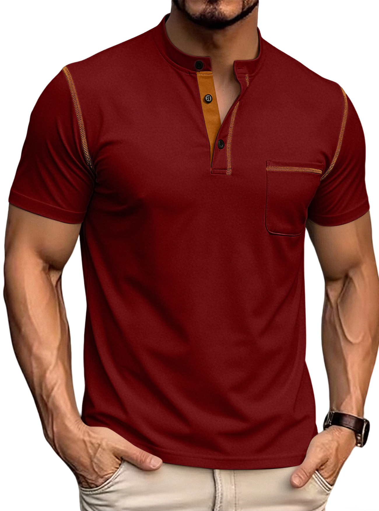Men Can’t Get Enough of This Henry Polo Shirt