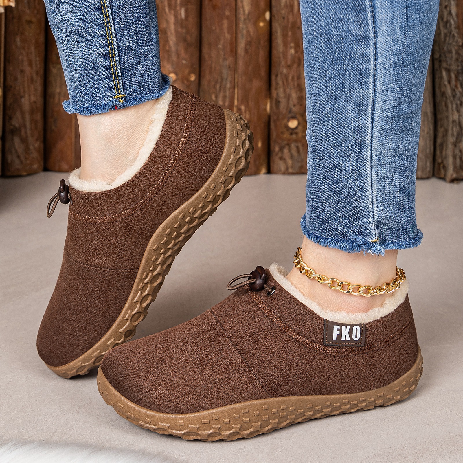 🔥Last Day 50% OFF - Women’s Warm Fleece-Lined Comfort Shoes – Cozy Non-Slip Walking Shoes