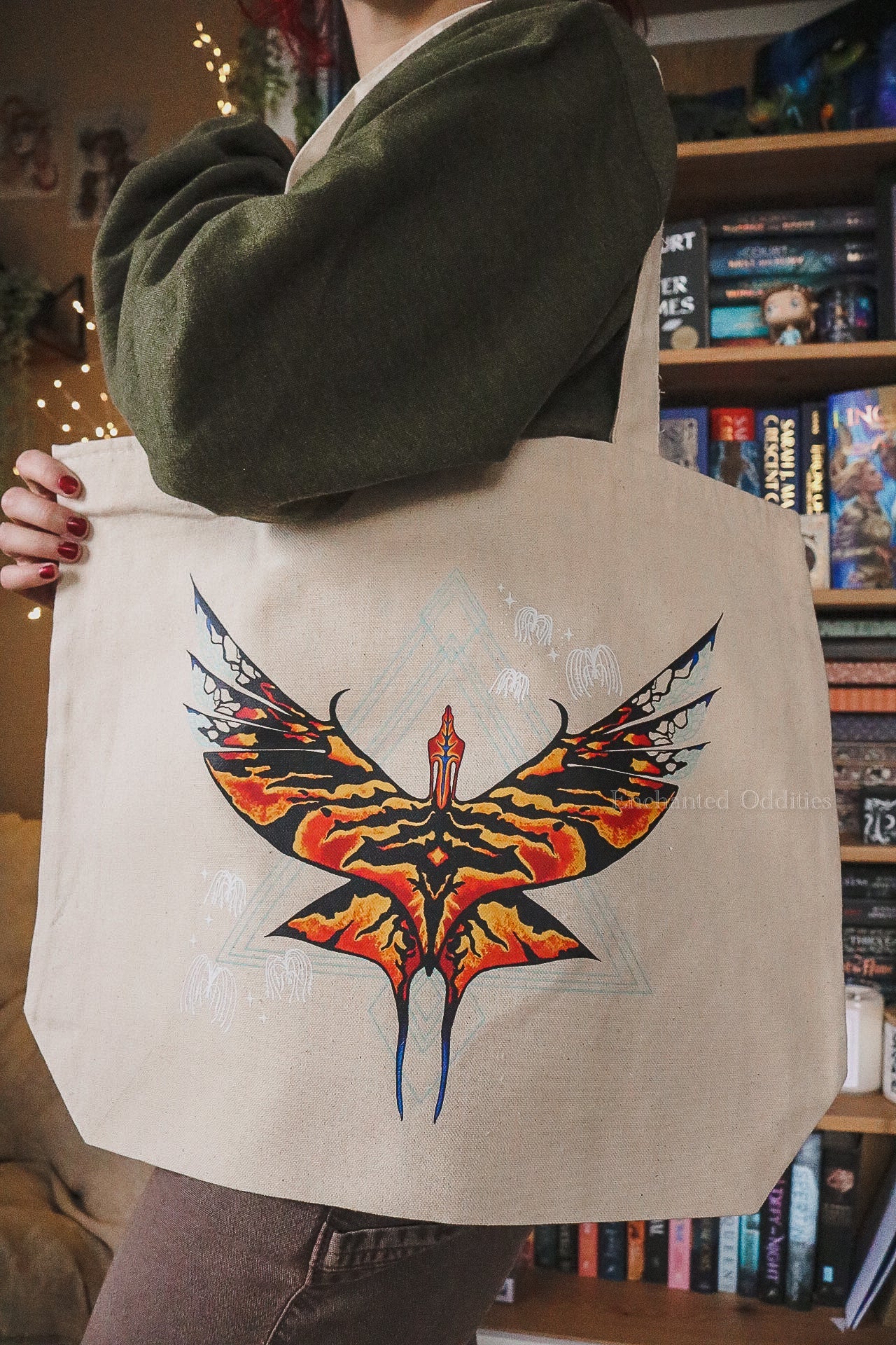 Last Shadow Printed Tote Bag