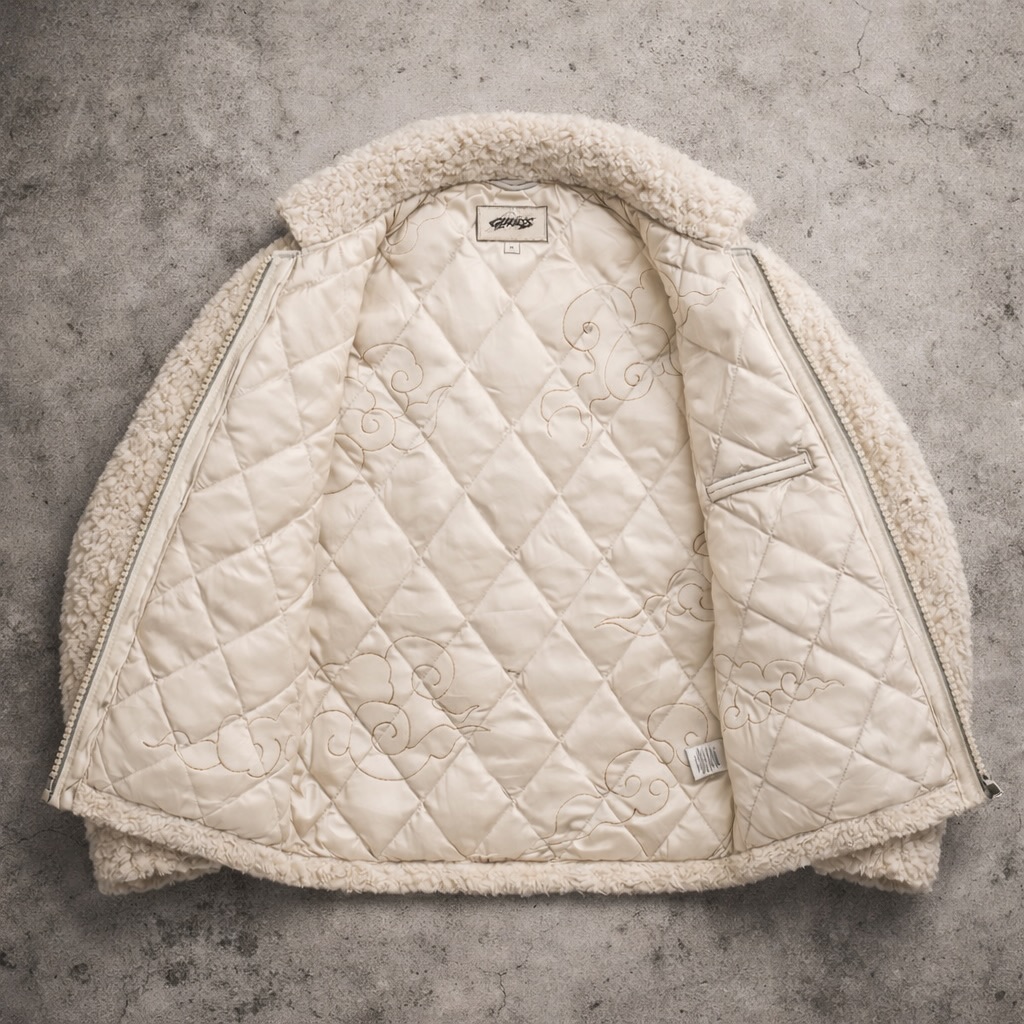 Luffy Gear 5 Sherpa Fleece Jacket