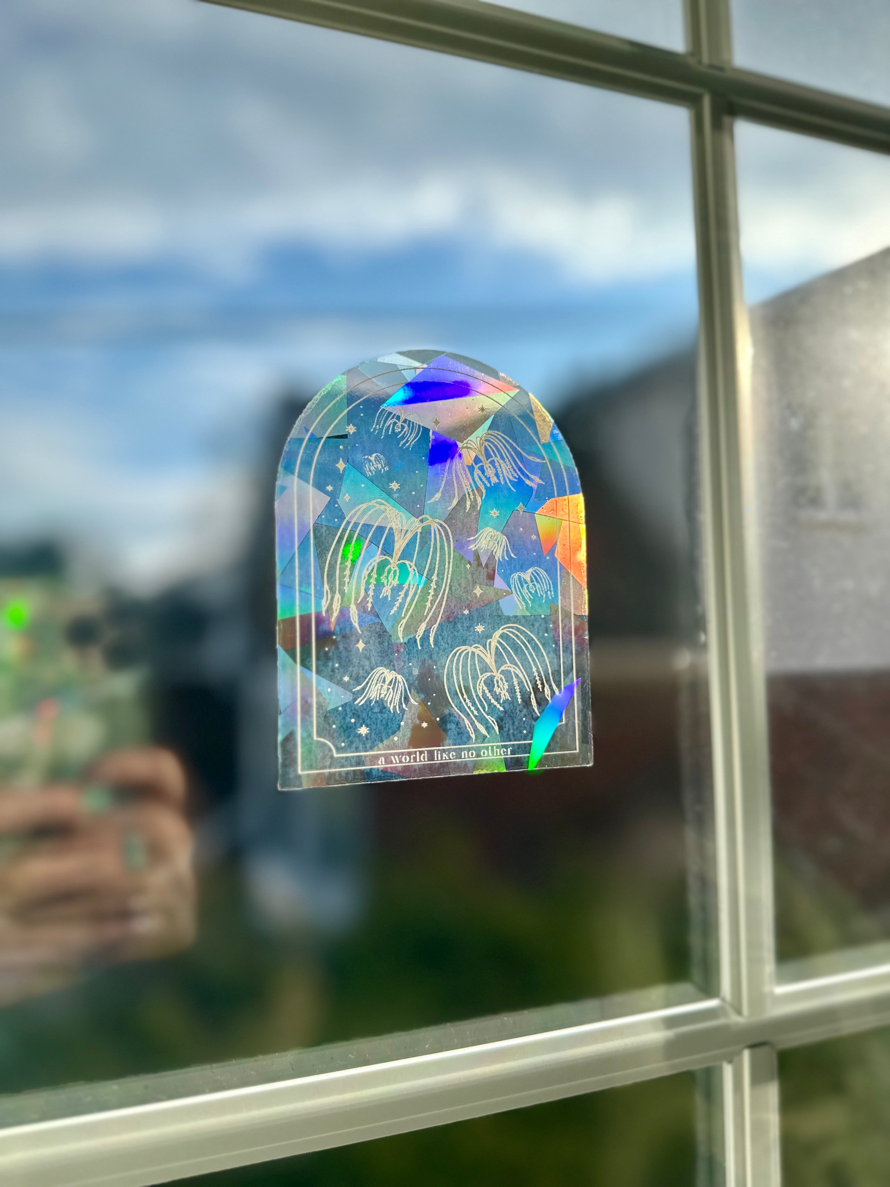 Sacred Seeds Suncatcher Decal