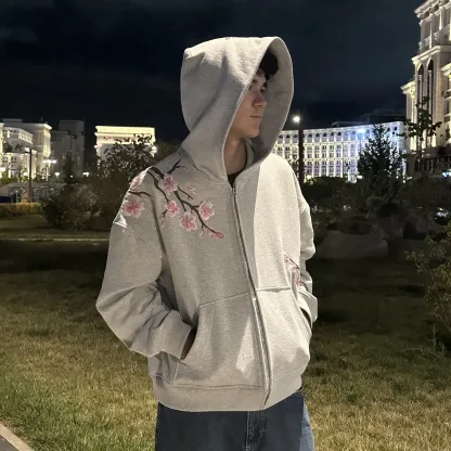 FIRST BLOSSOM ZIP-HOODIE