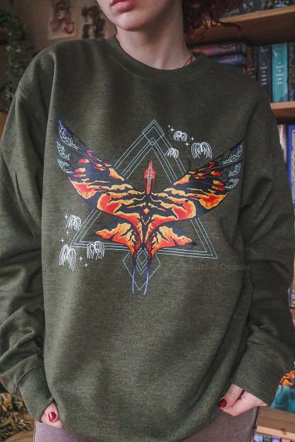 Last Shadow Printed Crewneck