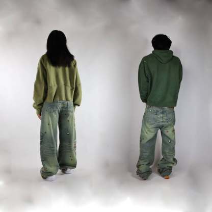 GUARDIAN OF EDEN EMBROIDERED DENIM