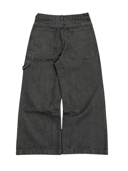 PRE-ORDER | BAGGY DARK GREY JEANS