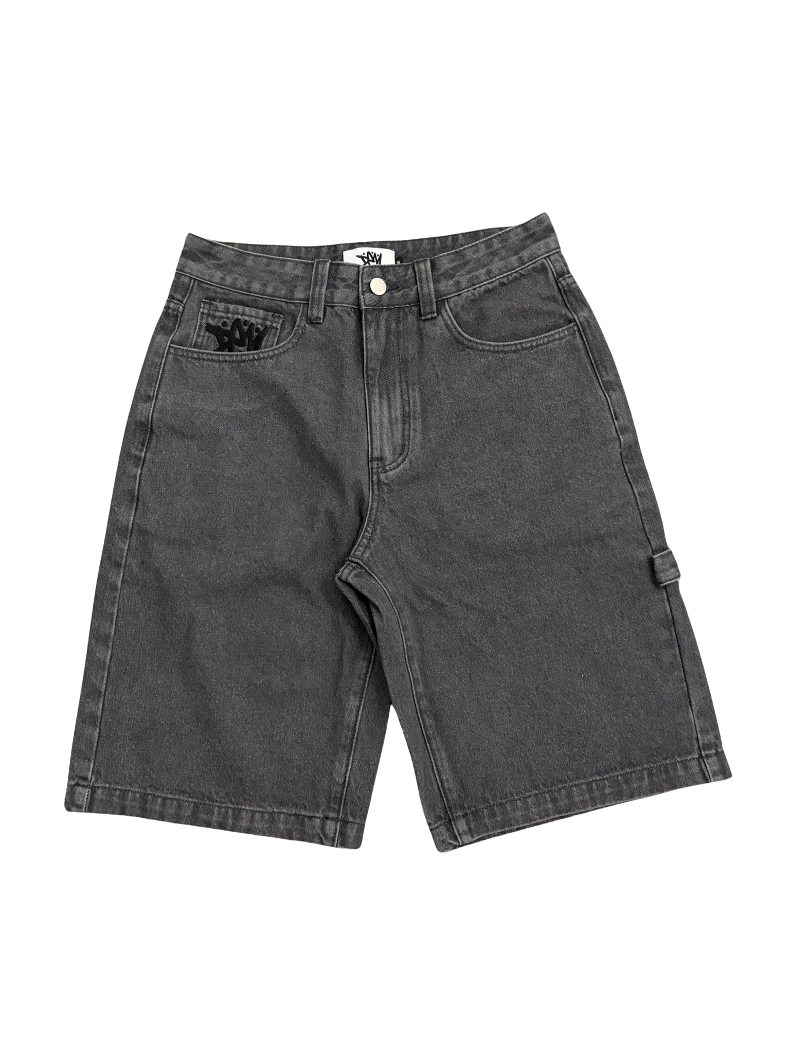 BAGGY DARK GREY JORTS