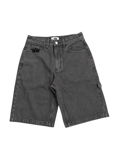 BAGGY DARK GREY JORTS