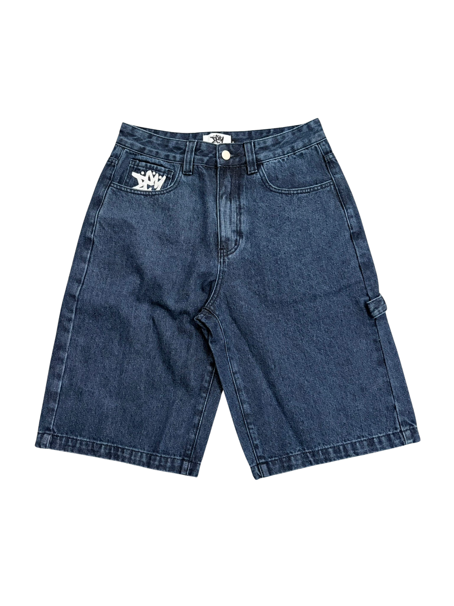 BAGGY NAVY JORTS
