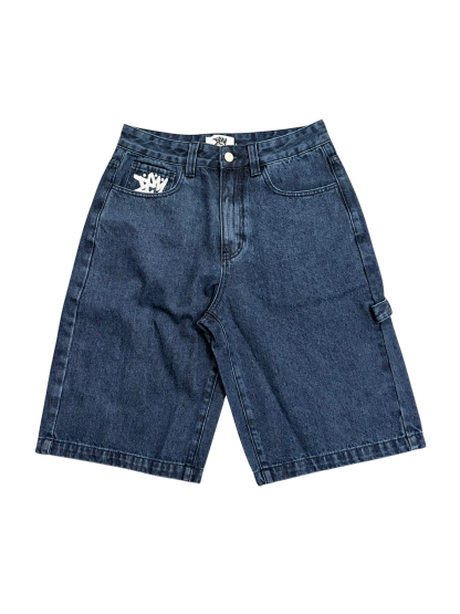 BAGGY NAVY JORTS