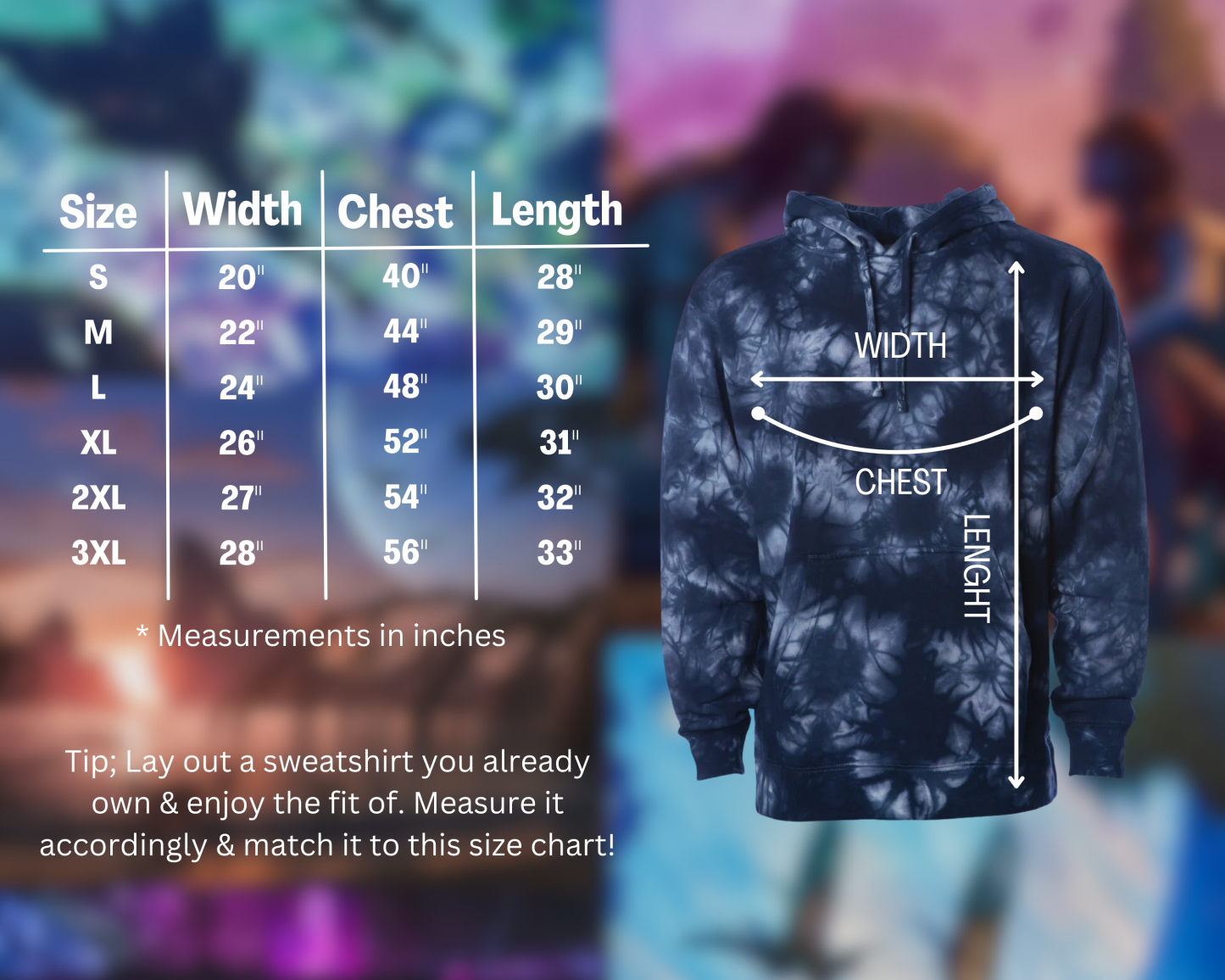 Spirit Sibling Premium Tie Dye Hoodie