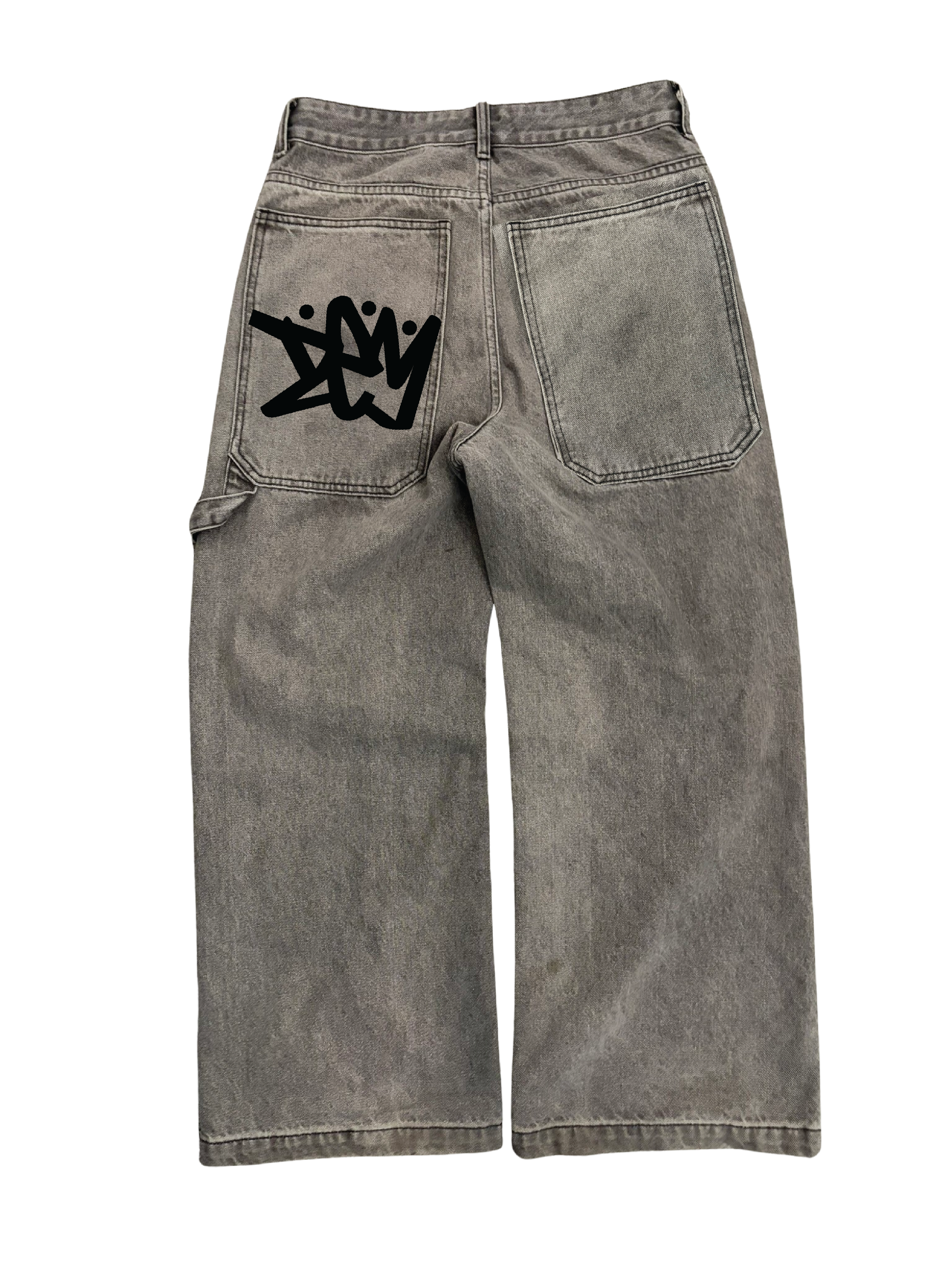 PRE-ORDER | BAGGY GREY JEANS