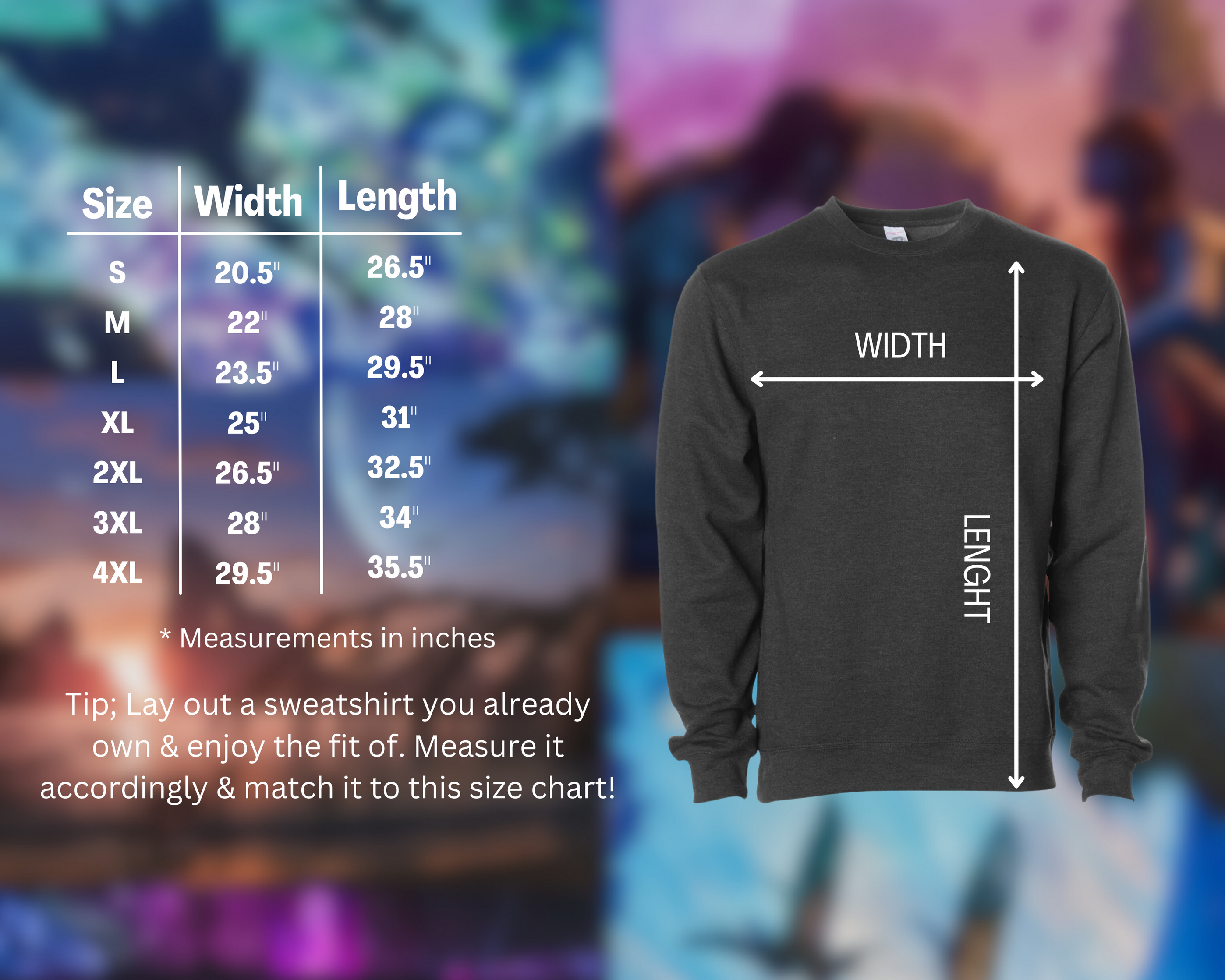 Spirit Sibling Printed Crewneck