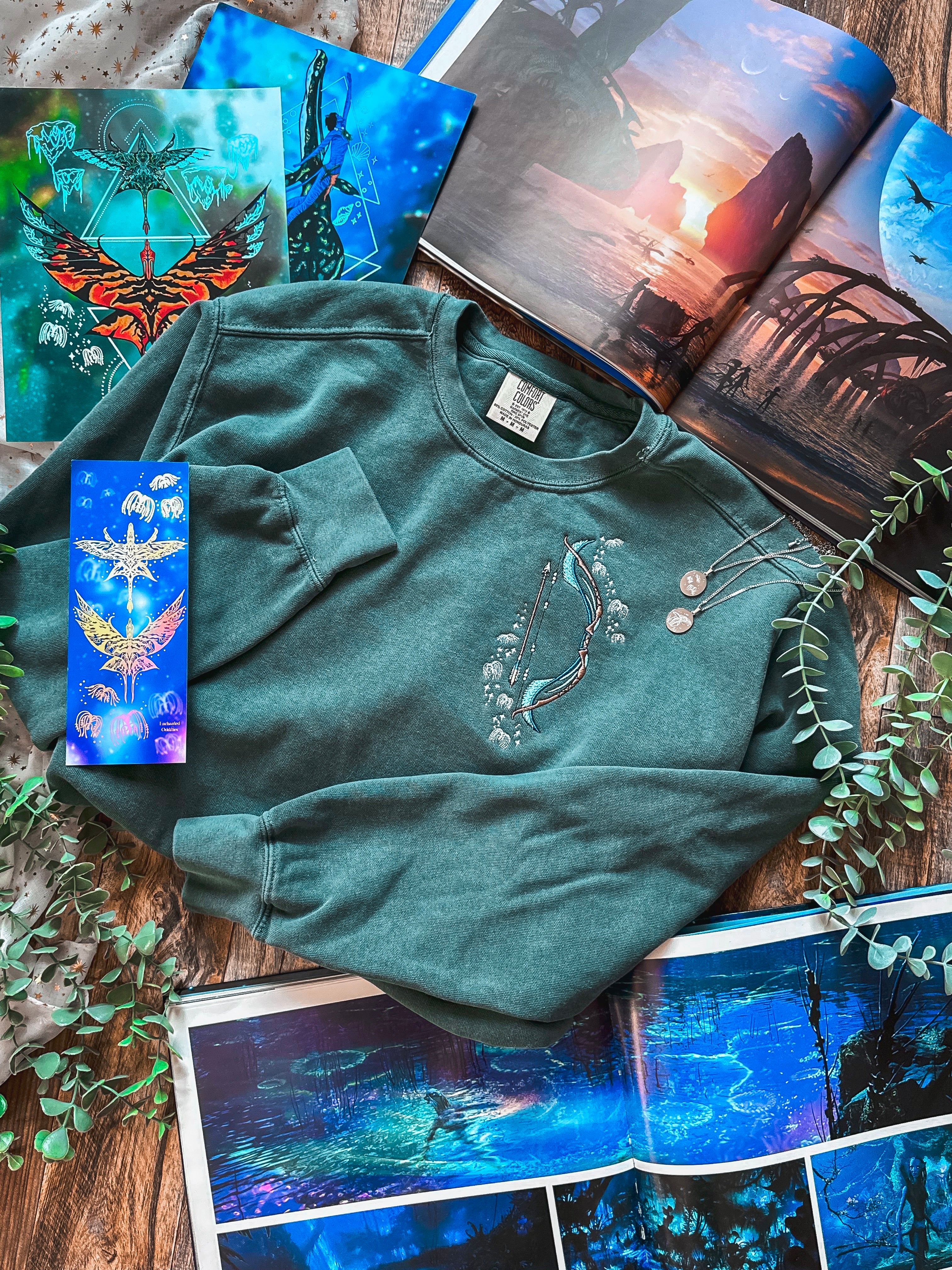 Protect the People Embroidered crewneck