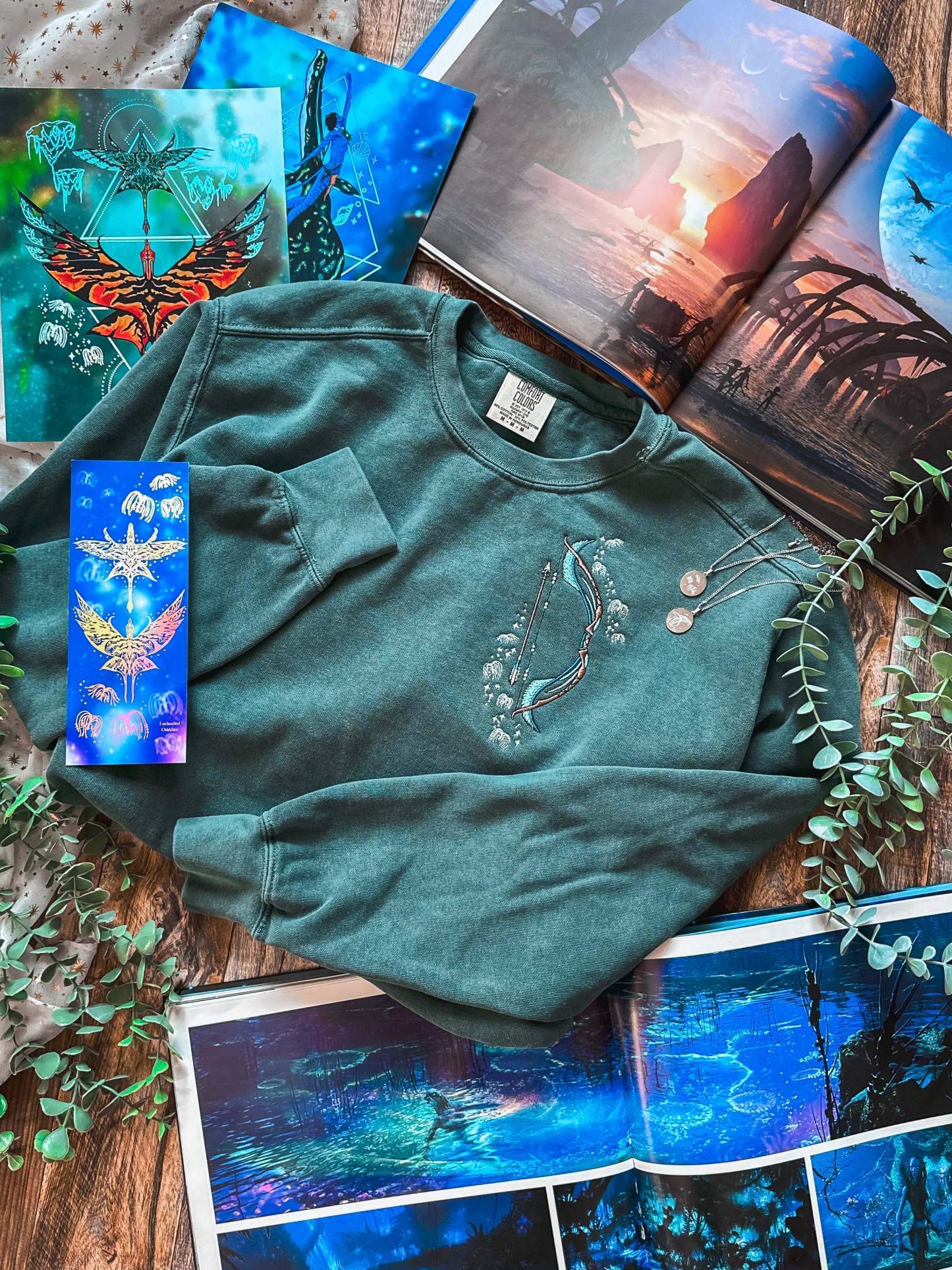 Protect the People Embroidered crewneck