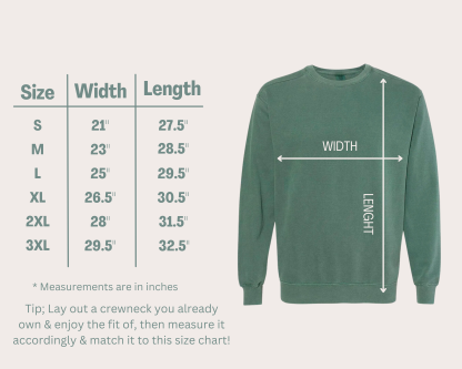 Protect the People Embroidered crewneck