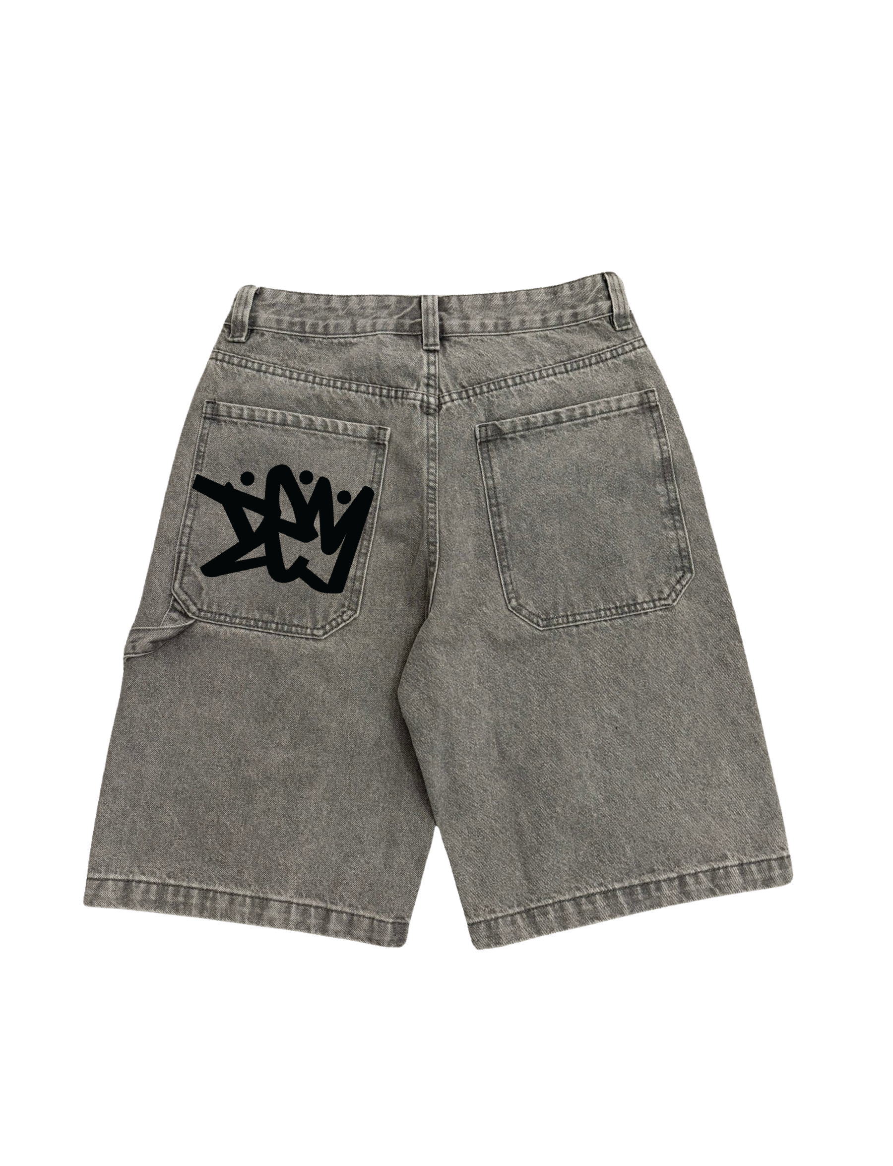 BAGGY GREY JORTS