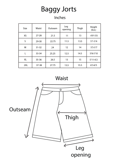 BAGGY DARK GREY JORTS