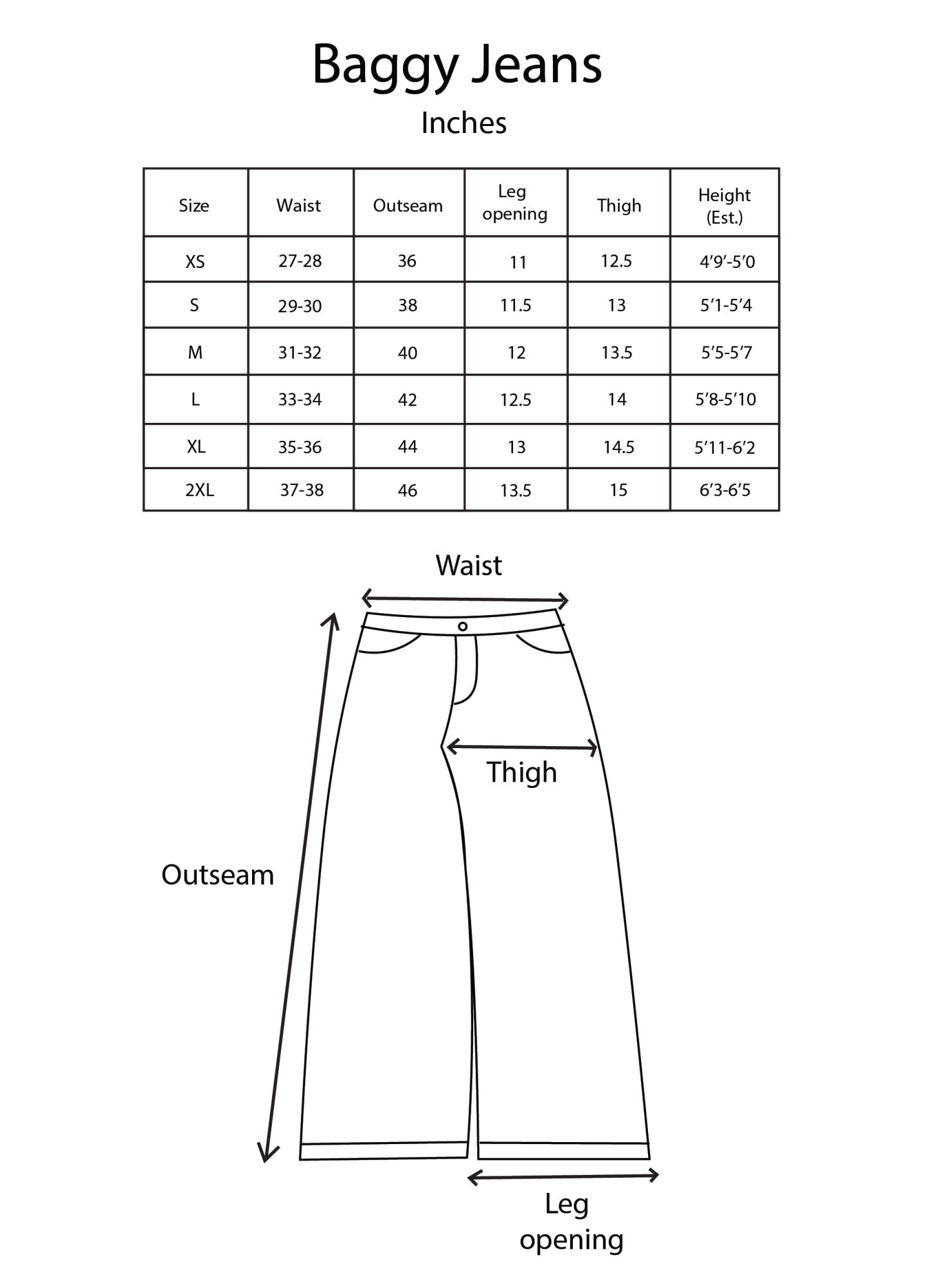 PRE-ORDER | BAGGY BLACK JEANS