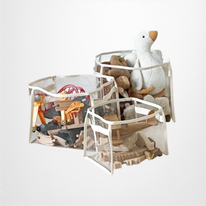 Átlátszó tárolókosár