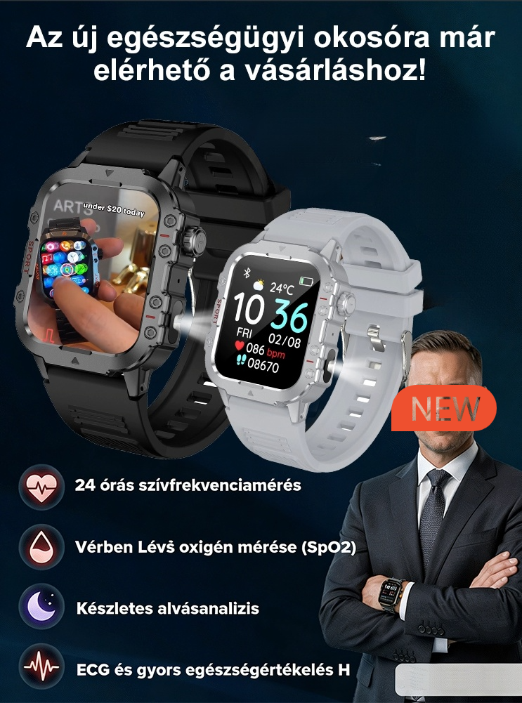 OutdoorPro X Erős Fény Kültéri Intelligens Óra