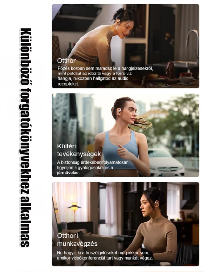 2025 Berlini Hang Vezeték nélküli Fülre Akasztható Bluetooth Fülhallgató