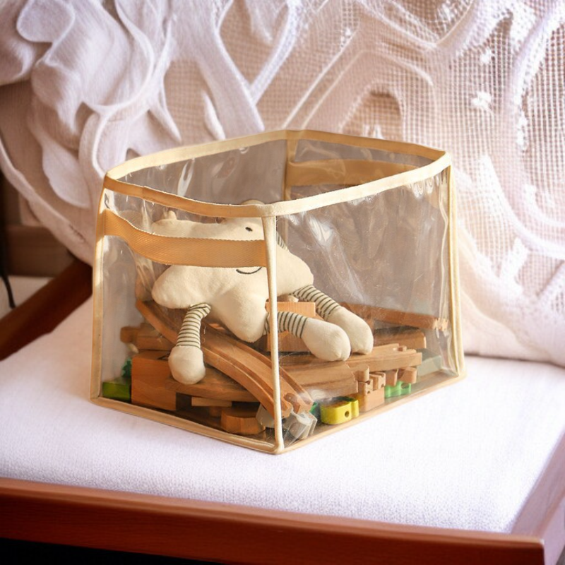 Átlátszó tárolókosár