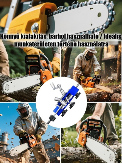 Kézi láncélező láncfűrész láncélező láncélező szerszám.