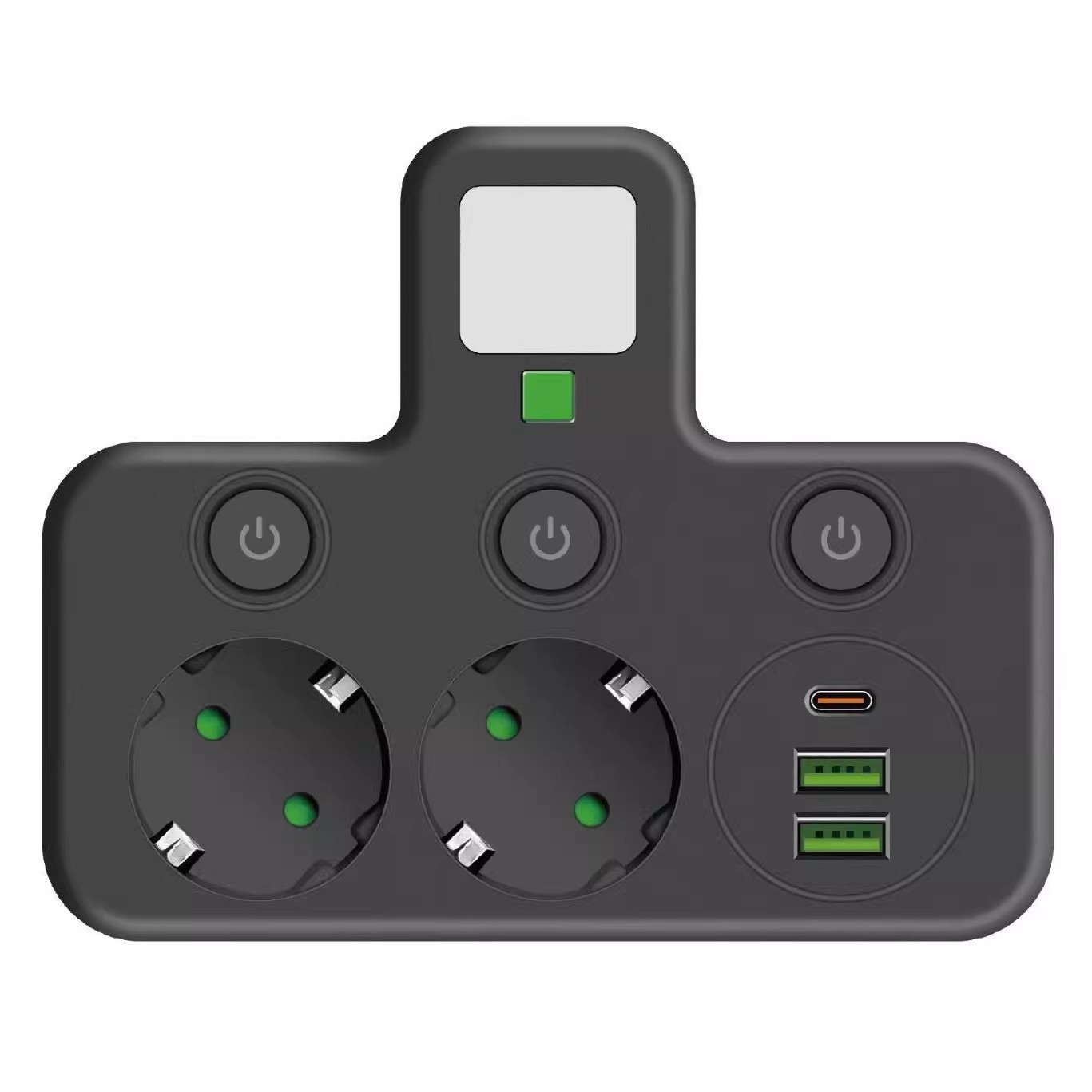 Többfunkciós, függetlenül vezérelhető többportos elosztó