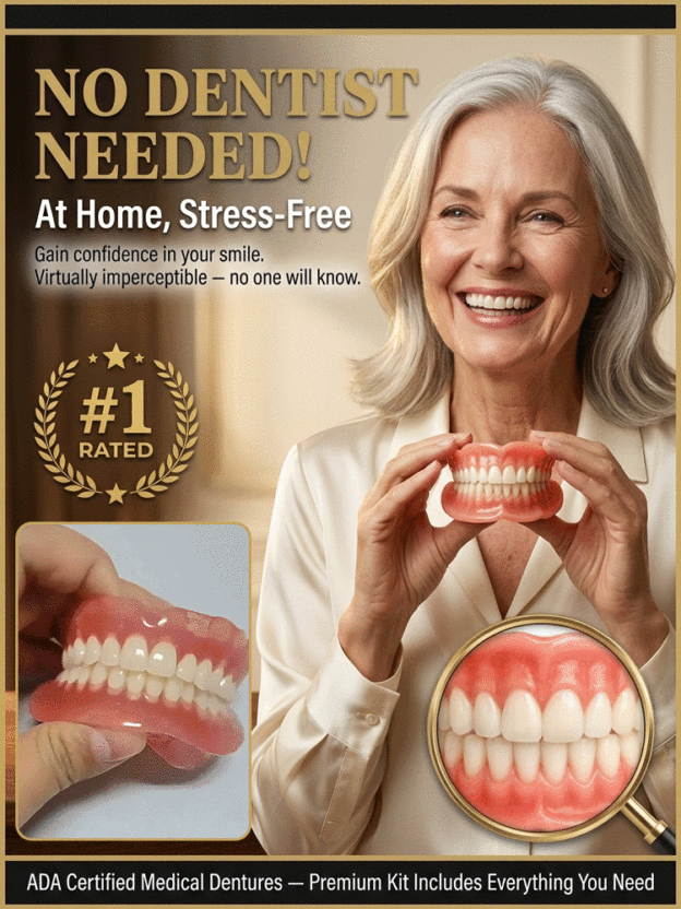 ADA-certified complete dentures (USA)🦷 No dentist or adhesive needed, achieve a perfect smile in minutes! Buy now and enjoy 50% off! ✨