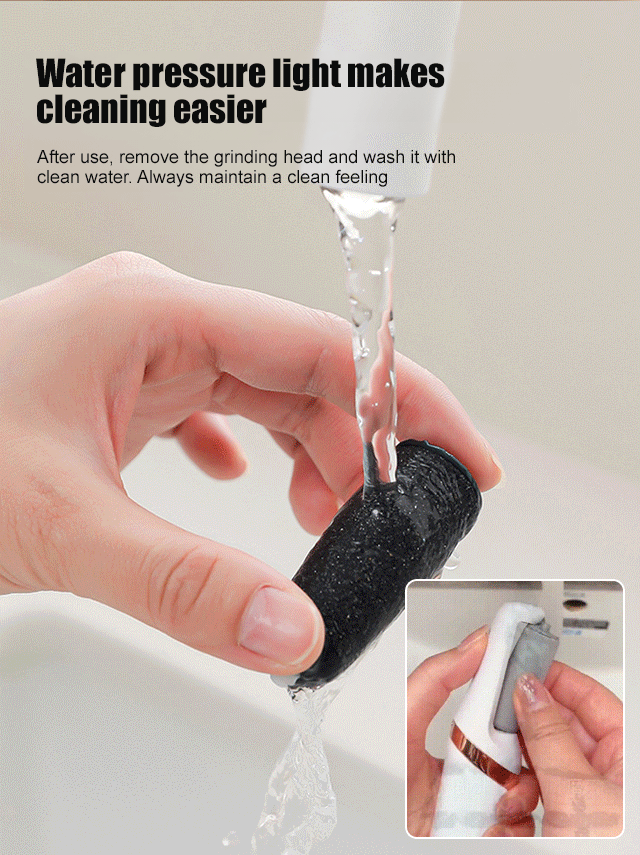 Electric foot scrubber✔️ Removes dead skin and calluses✔️ Leaves your feet soft and smooth✔️ Easy to use, immediate results✔️ Extra rolling heads for gentle and deep exfoliation