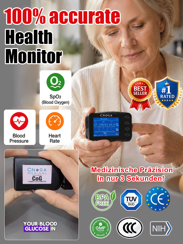 Medical-Grade Accuracy: EU & US Certified Digital Pulse Oximeter🩸 Ultra-High Accuracy: 99.9% precision you can rely on.