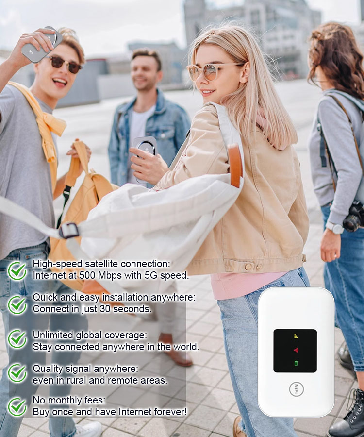 Free Internet in Your Pocket 5G Router⚡ Global 4K Signal Anywhere