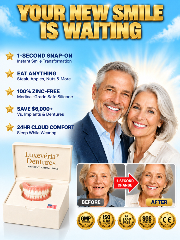 [Stays Secure All Day] Professionally Customized Dentures🦷 Get a charming smile in 1 second – no need to endure the pain of dental visits or spend a fortune!