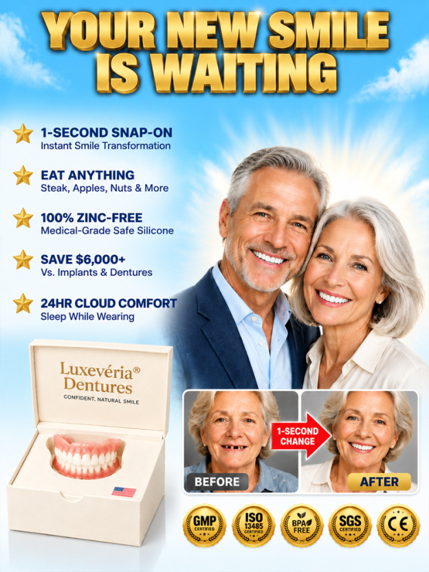 [Stays Secure All Day] Professionally Customized Dentures🦷 Get a charming smile in 1 second – no need to endure the pain of dental visits or spend a fortune!