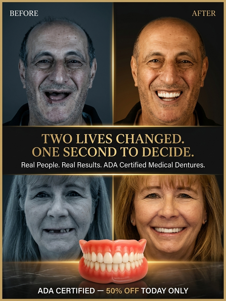 ADA-certified complete dentures (USA)🦷 No dentist or adhesive needed, achieve a perfect smile in minutes! Buy now and enjoy 50% off! ✨