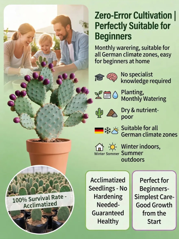 [Can survive 30 days without watering]  Edible cactus seedlings