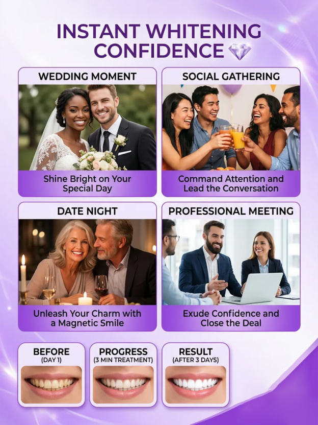 [Visible Results After One Use] No More Repeated Whitening Strips