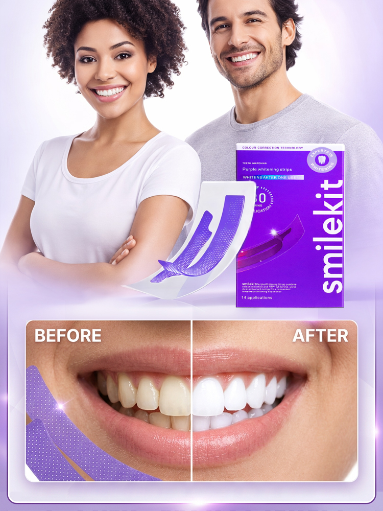 [Visible Results After One Use] No More Repeated Whitening Strips
