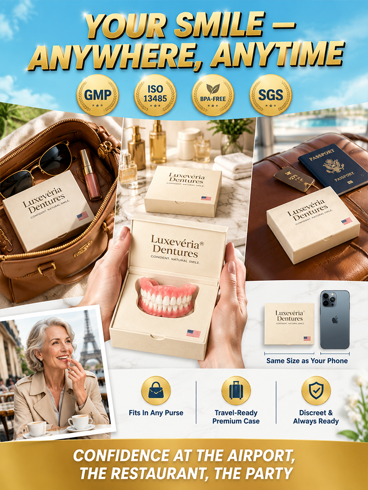 [Stays Secure All Day] Professionally Customized Dentures🦷 Get a charming smile in 1 second – no need to endure the pain of dental visits or spend a fortune!